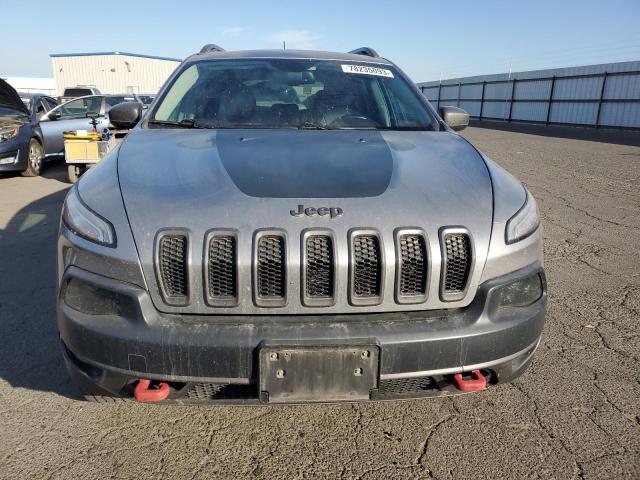 1C4PJMBS8GW109864 - 2016 JEEP CHEROKEE TRAILHAWK GRAY photo 5