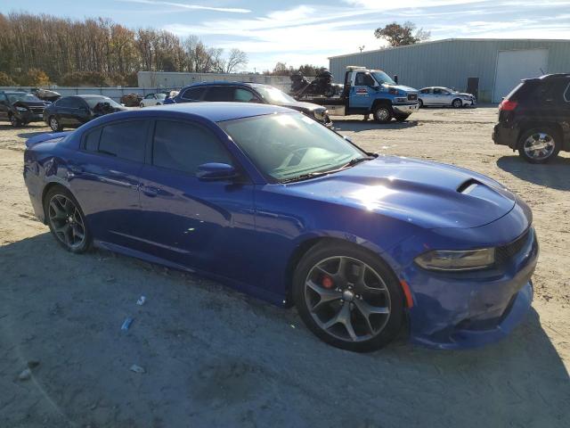 2C3CDXHG9KH545886 - 2019 DODGE CHARGER GT BLUE photo 4