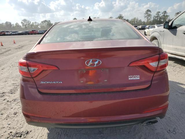 5NPE24AF7GH308094 - 2016 HYUNDAI SONATA SE RED photo 6