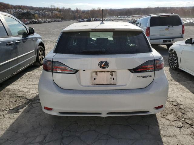 JTHKD5BH6D2132735 - 2013 LEXUS CT 200 WHITE photo 6