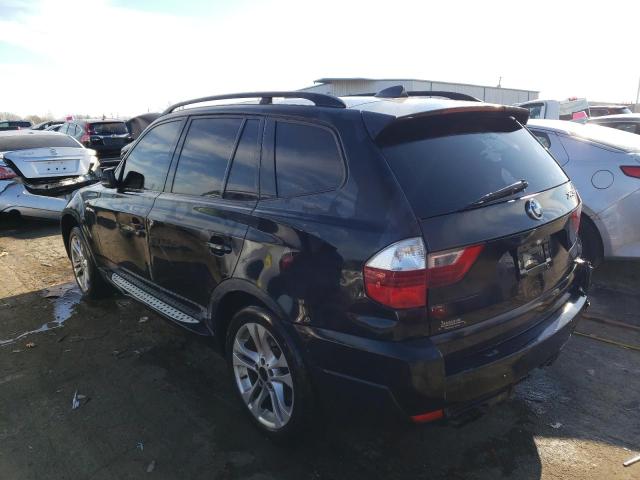 WBXPC93468WJ21667 - 2008 BMW X3 3.0SI BLACK photo 2