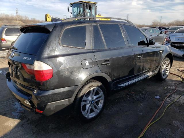 WBXPC93468WJ21667 - 2008 BMW X3 3.0SI BLACK photo 3