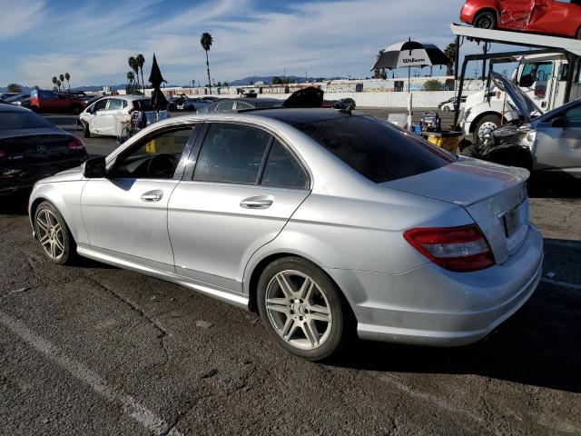 WDDGF56XX8F134124 - 2008 MERCEDES-BENZ C 350 GRAY photo 2