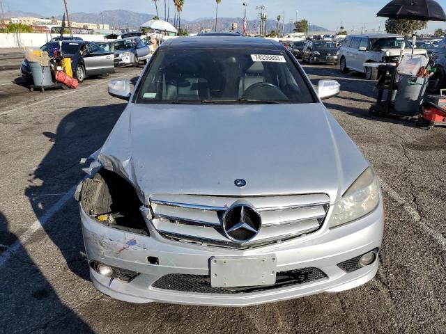 WDDGF56XX8F134124 - 2008 MERCEDES-BENZ C 350 GRAY photo 5