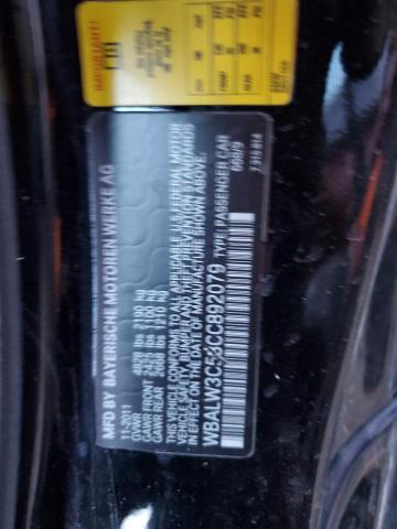 WBALW3C58CC892079 - 2012 BMW 640 I BLACK photo 12