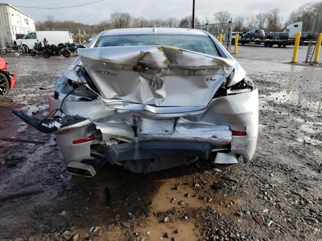 19UUA8F57CA023985 - 2012 ACURA TL SILVER photo 6