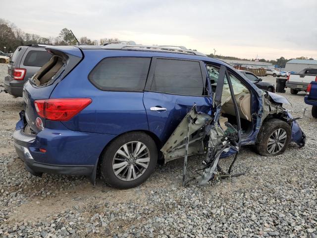 5N1DR2MN5JC627393 - 2018 NISSAN PATHFINDER S BLUE photo 3