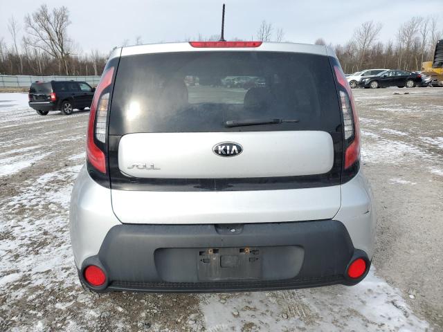 KNDJN2A26E7737705 - 2014 KIA SOUL SILVER photo 6