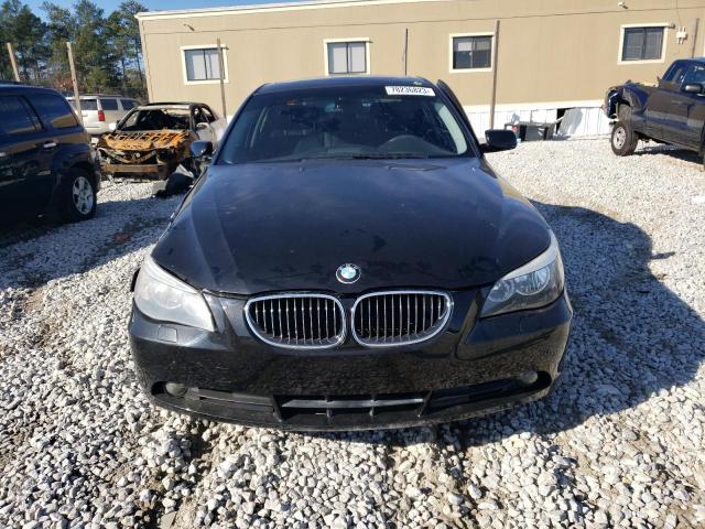 WBANE53536CK80366 - 2006 BMW 525 I BLACK photo 5