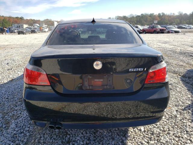 WBANE53536CK80366 - 2006 BMW 525 I BLACK photo 6