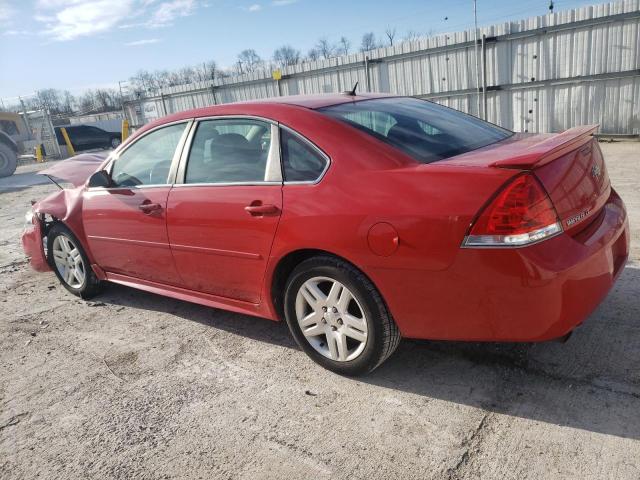 2G1WB5E36C1181336 - 2012 CHEVROLET IMPALA LT RED photo 2