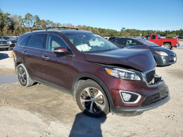 5XYPH4A52JG387185 - 2018 KIA SORENTO EX MAROON photo 4