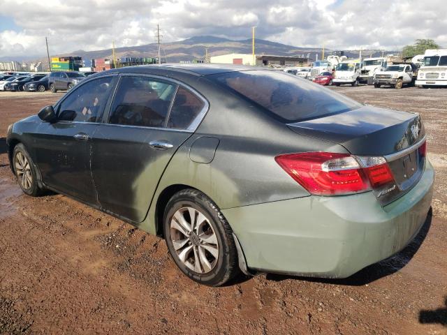 1HGCR2F32DA024091 - 2013 HONDA ACCORD LX GREEN photo 2