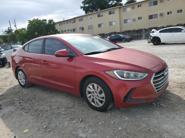 5NPD74LF8HH163031 - 2017 HYUNDAI ELANTRA SE RED photo 4