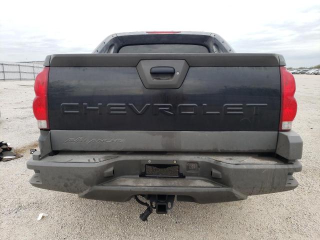 3GNEC13T52G152516 - 2002 CHEVROLET AVALANCHE C1500 BLACK photo 6