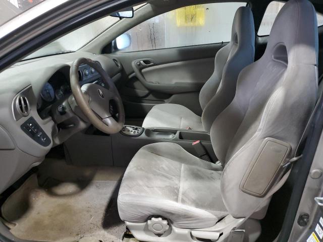 JH4DC54804S006377 - 2004 ACURA RSX GRAY photo 7