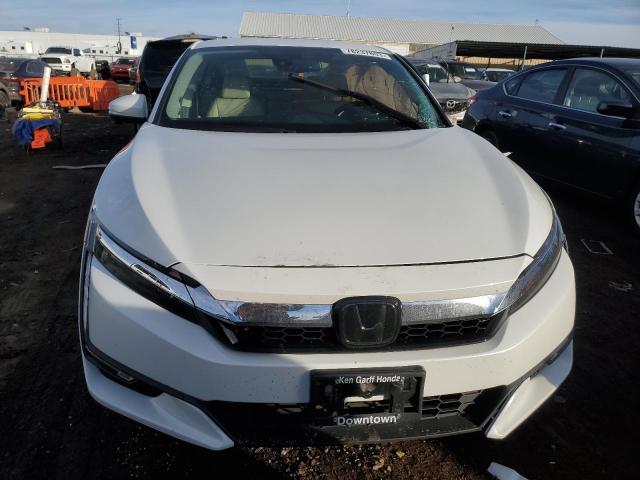 JHMZC5F37JC017566 - 2018 HONDA CLARITY TOURING WHITE photo 5