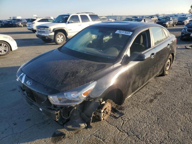 3KPA24AD4LE285353 - 2020 KIA RIO LX BLACK photo 1