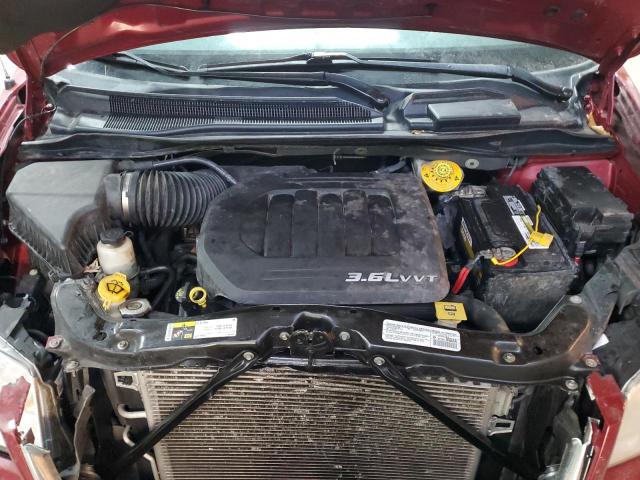 2C4RC1BGXER403138 - 2014 CHRYSLER TOWN & COU TOURING ბურგუნდია ფოტო 12