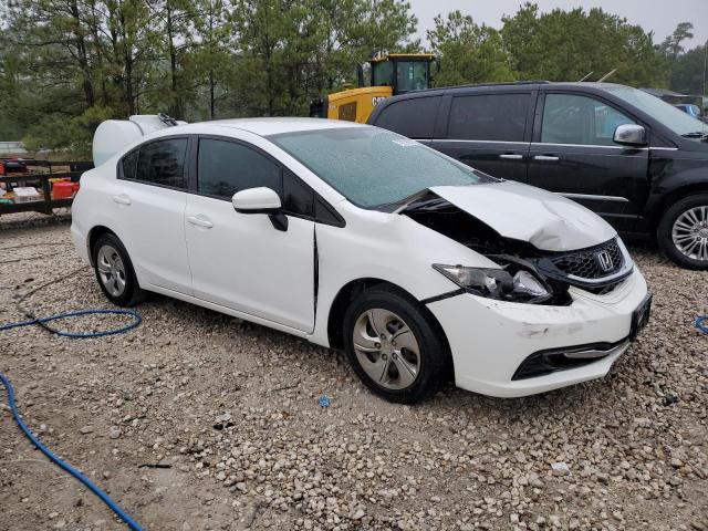 19XFB2F52EE046446 - 2014 HONDA CIVIC LX WHITE photo 4