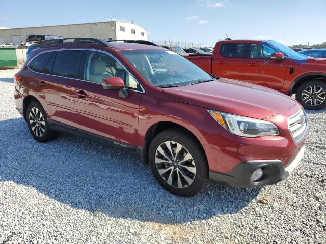 4S4BSBLC8G3327335 - 2016 SUBARU OUTBACK 2.5I LIMITED MAROON photo 4