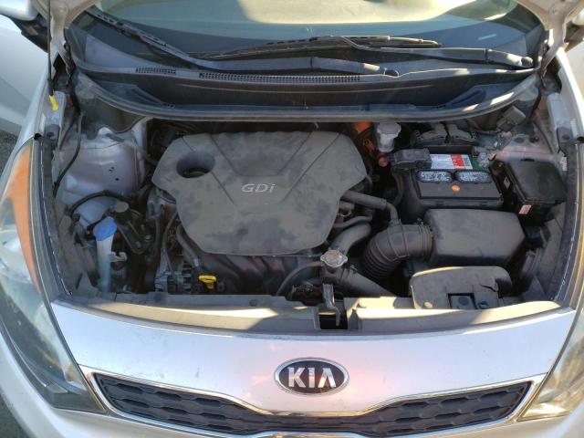 KNADN5A33D6291814 - 2013 KIA RIO EX SILVER photo 11