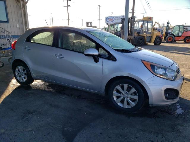 KNADN5A33D6291814 - 2013 KIA RIO EX SILVER photo 4