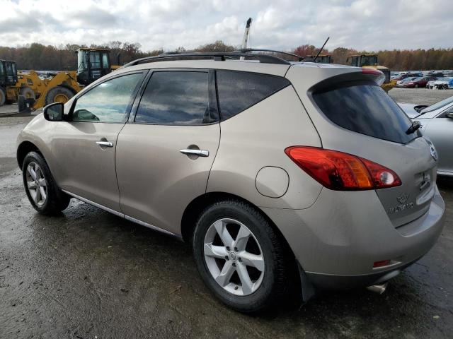 JN8AZ18U29W017615 - 2009 NISSAN MURANO S BEIGE photo 2