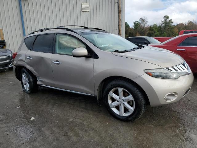 JN8AZ18U29W017615 - 2009 NISSAN MURANO S BEIGE photo 4