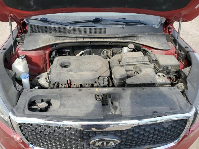 5XYPG4A37GG046259 - 2016 KIA SORENTO LX RED photo 12