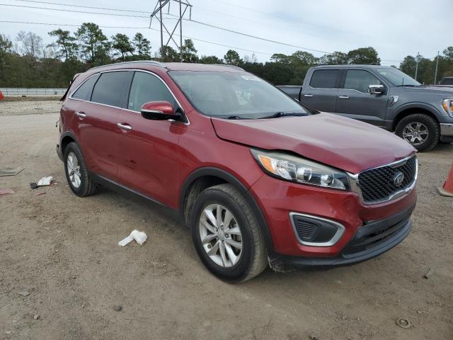 5XYPG4A37GG046259 - 2016 KIA SORENTO LX RED photo 4