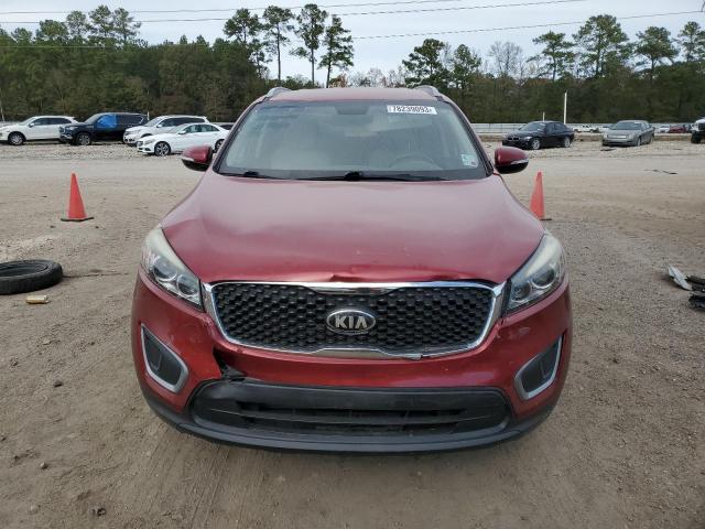 5XYPG4A37GG046259 - 2016 KIA SORENTO LX RED photo 5