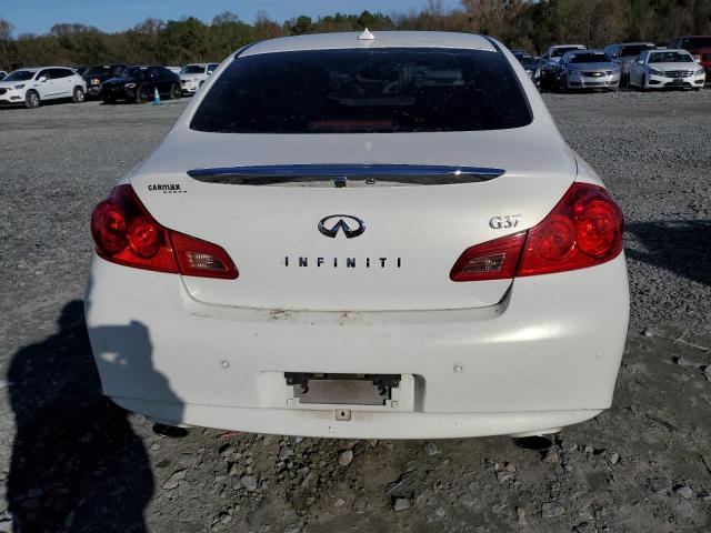 JN1CV6AP2CM628039 - 2012 INFINITI G37 BASE WHITE photo 6