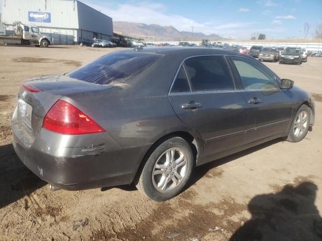 1HGCM56866A048618 - 2006 HONDA ACCORD EX GRAY photo 3