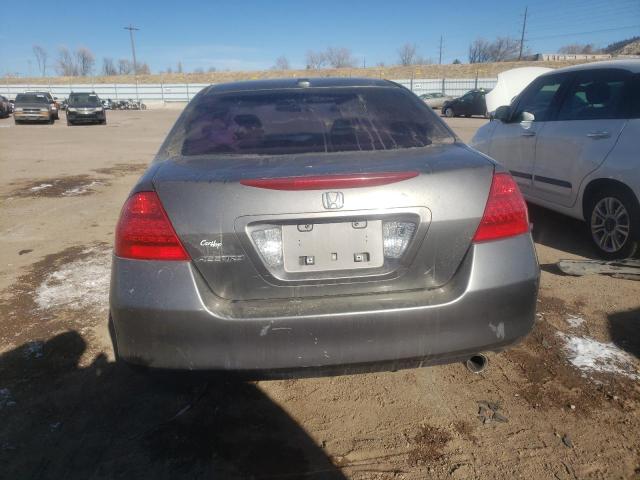 1HGCM56866A048618 - 2006 HONDA ACCORD EX GRAY photo 6