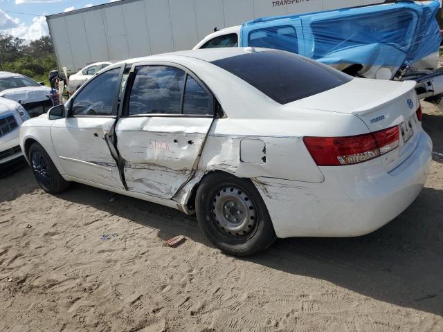 5NPET46C08H318852 - 2008 HYUNDAI SONATA GLS WHITE photo 2