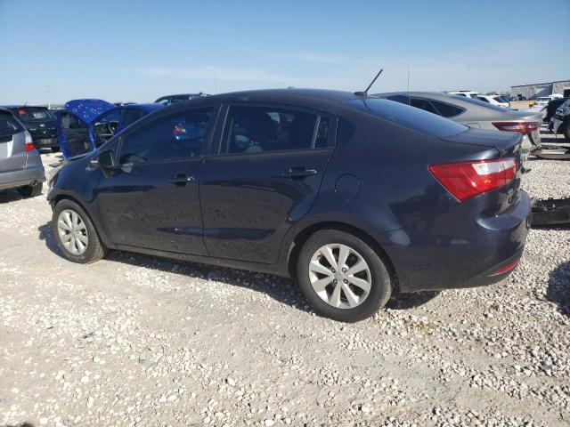 KNADN4A36E6325532 - 2014 KIA RIO EX BLUE photo 2