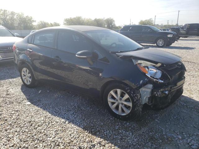 KNADN4A36E6325532 - 2014 KIA RIO EX BLUE photo 4