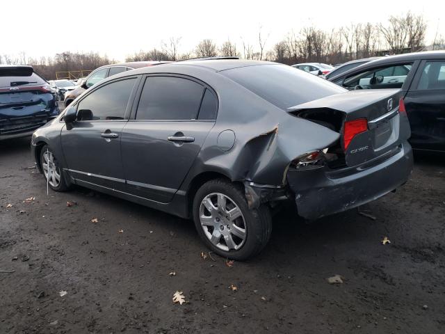 2HGFA16549H519742 - 2009 HONDA CIVIC LX GRAY photo 2