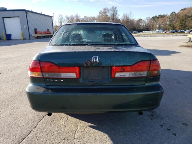 1HGCG16582A008184 - 2002 HONDA ACCORD EX GREEN photo 6