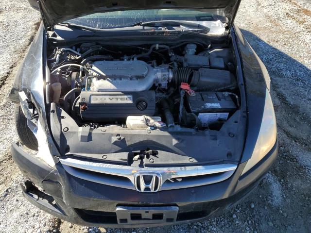 1HGCM66826A049416 - 2006 HONDA ACCORD EX BLACK photo 11