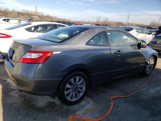 2HGFG12849H534661 - 2009 HONDA CIVIC EX GRAY photo 3