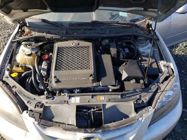 JM1BK34L781866776 - 2008 MAZDA SPEED 3 SILVER photo 11