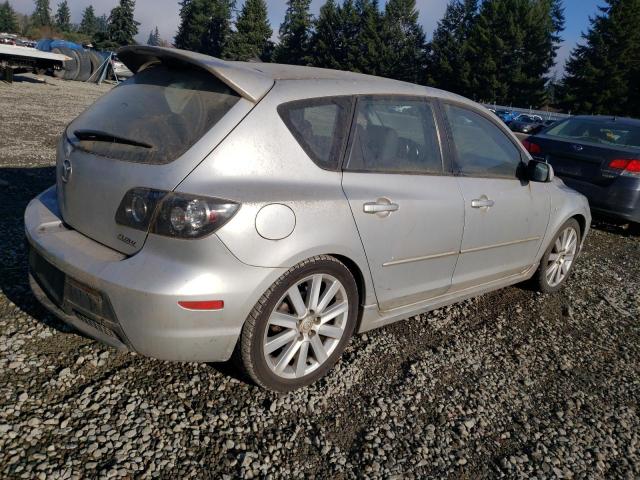 JM1BK34L781866776 - 2008 MAZDA SPEED 3 SILVER photo 3