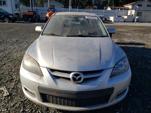 JM1BK34L781866776 - 2008 MAZDA SPEED 3 SILVER photo 5