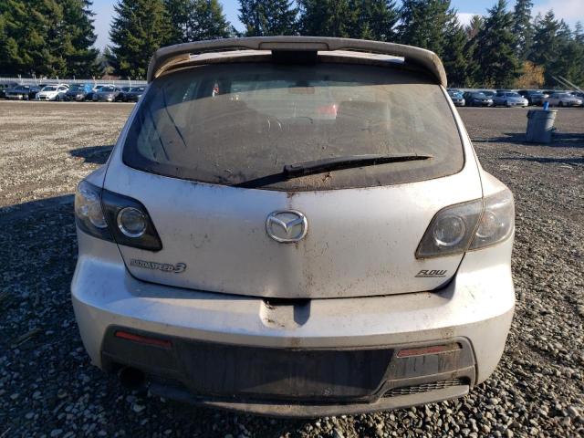 JM1BK34L781866776 - 2008 MAZDA SPEED 3 SILVER photo 6