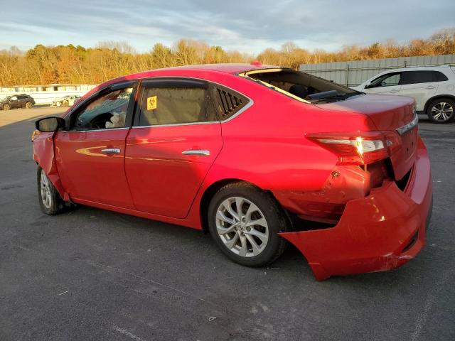 3N1AB7APXJY264145 - 2018 NISSAN SENTRA S RED photo 2