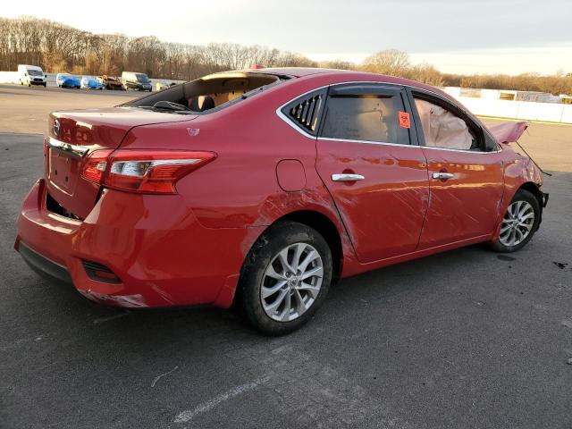 3N1AB7APXJY264145 - 2018 NISSAN SENTRA S RED photo 3