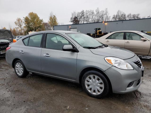 3N1CN7AP2DL865731 - 2013 NISSAN VERSA S GRAY photo 4