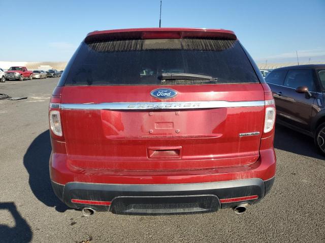 1FM5K7B84DGC90683 - 2013 FORD EXPLORER BURGUNDY photo 6